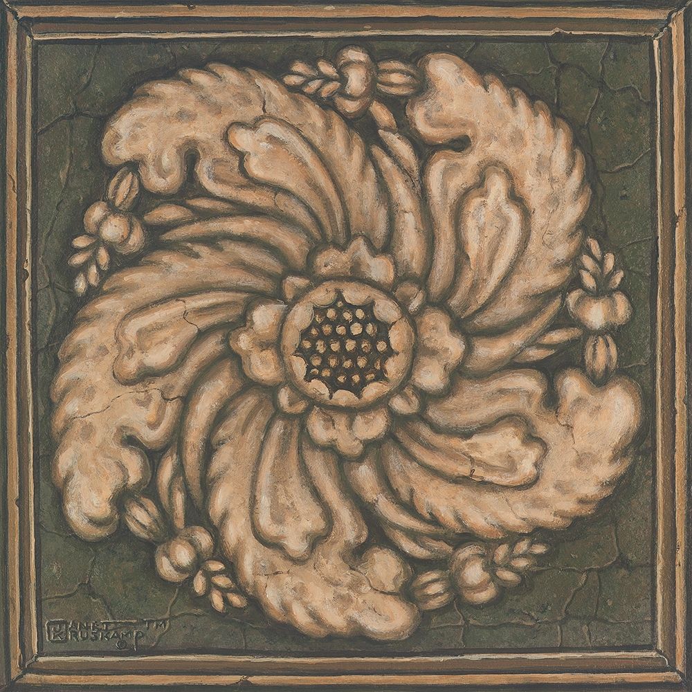 Rosette II art print by Janet Kruskamp for $57.95 CAD