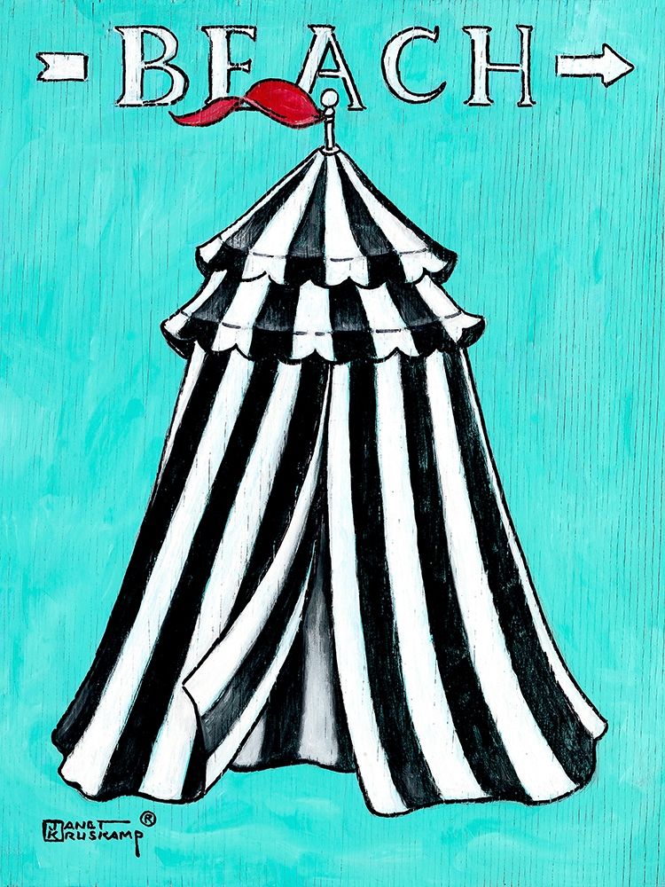 Beach I art print by Janet Kruskamp for $57.95 CAD