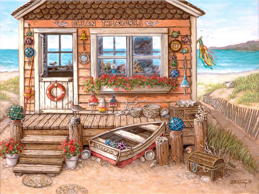 Ocean Treasures art print by Janet Kruskamp for $57.95 CAD