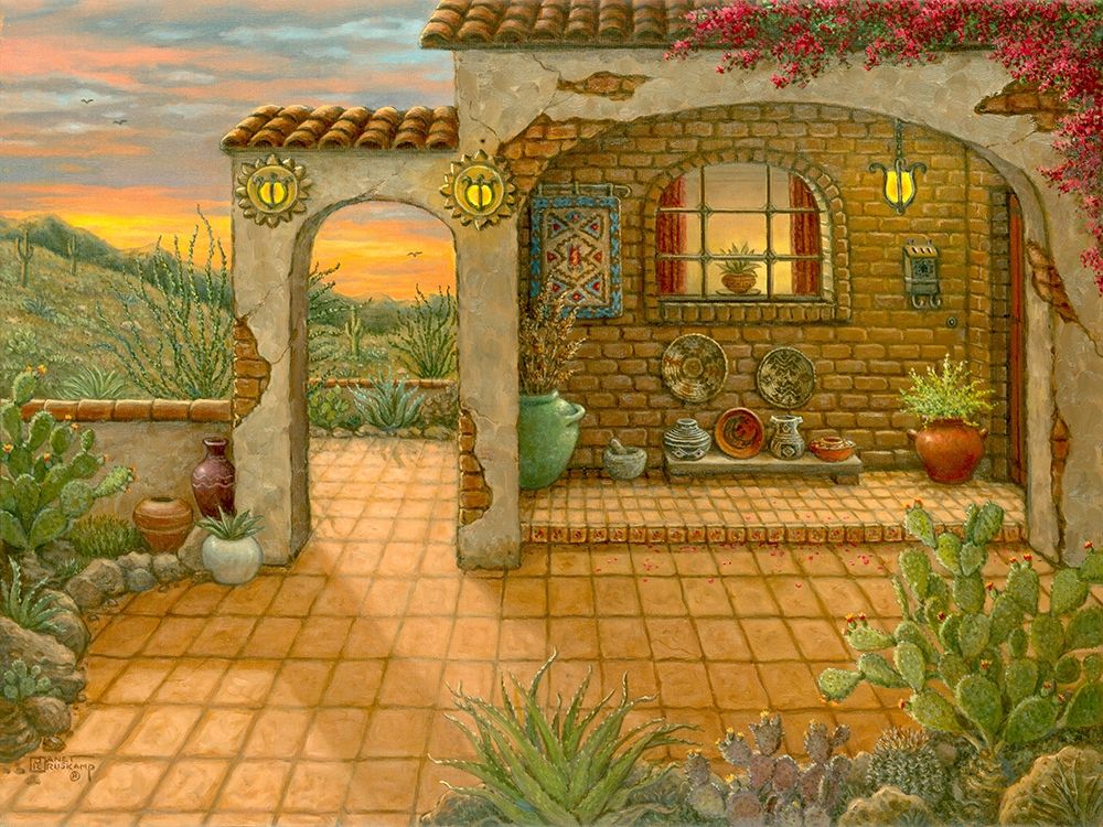 South West Sunset art print by Janet Kruskamp for $57.95 CAD