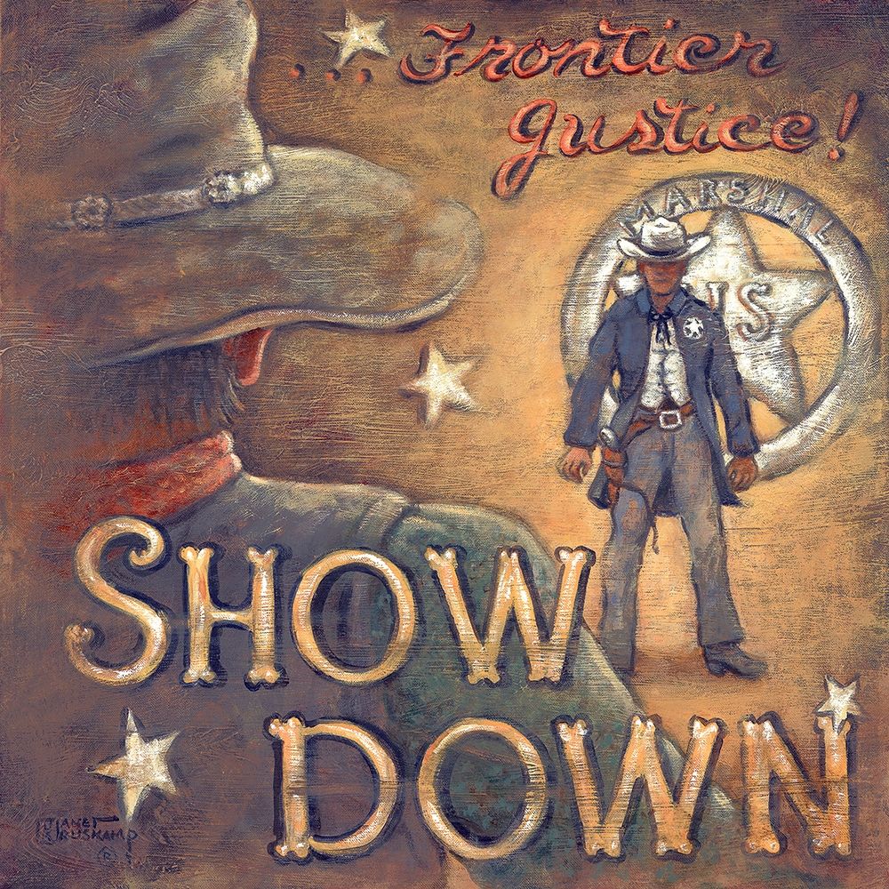 Show Down art print by Janet Kruskamp for $57.95 CAD