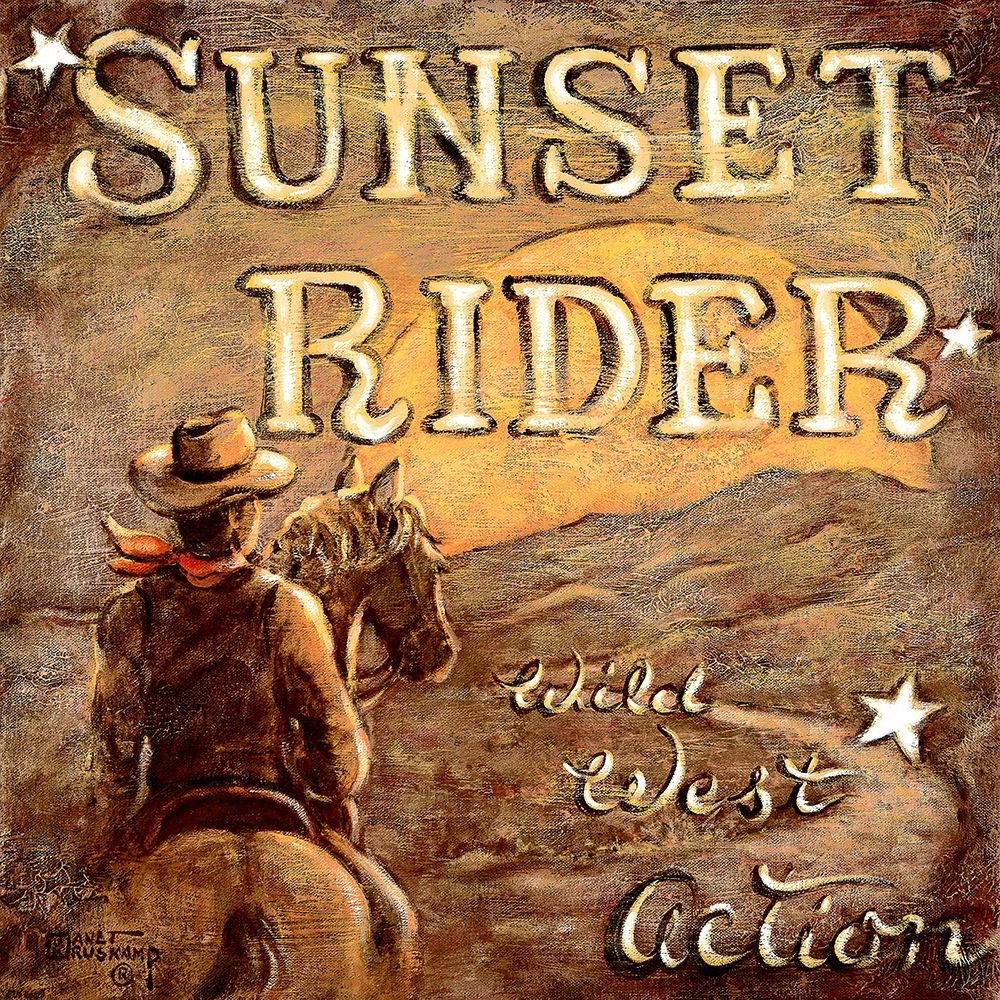 Sunset Rider art print by Janet Kruskamp for $57.95 CAD