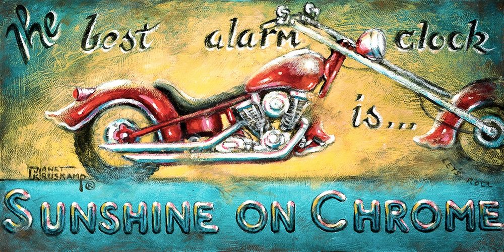 Sunshine on Chrome art print by Janet Kruskamp for $57.95 CAD