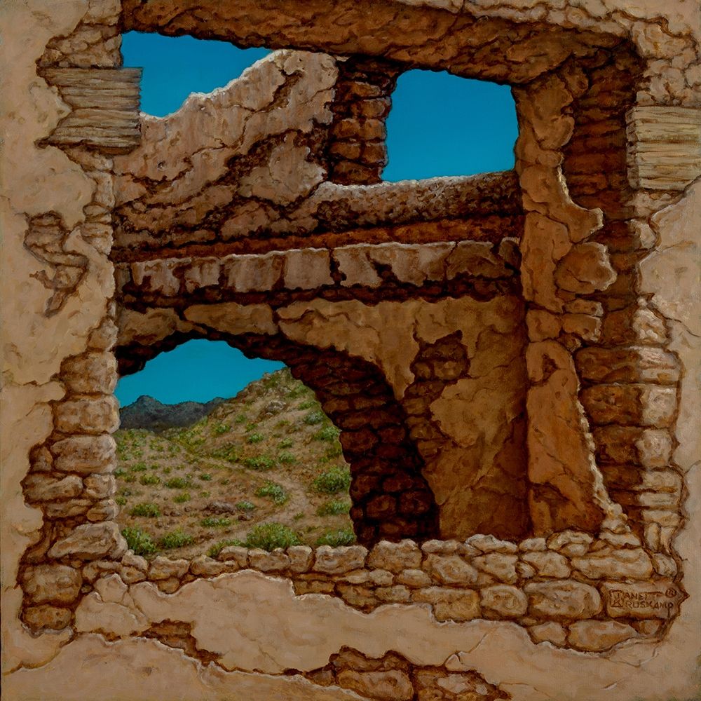 Adobe Near Taos II art print by Janet Kruskamp for $57.95 CAD