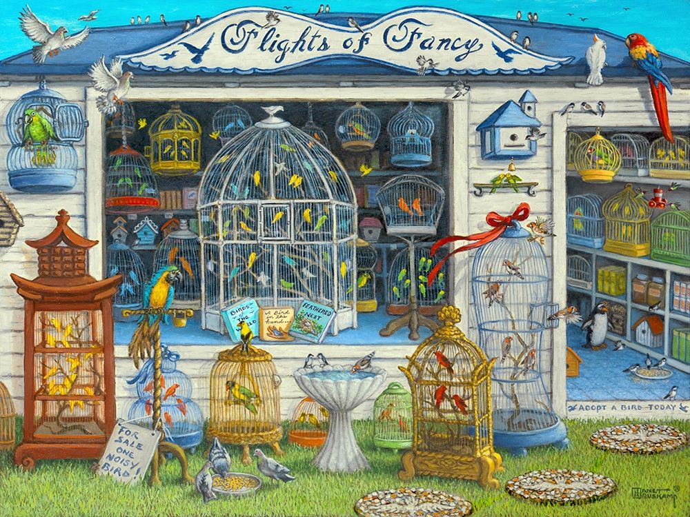 Flights of Fancy art print by Janet Kruskamp for $57.95 CAD