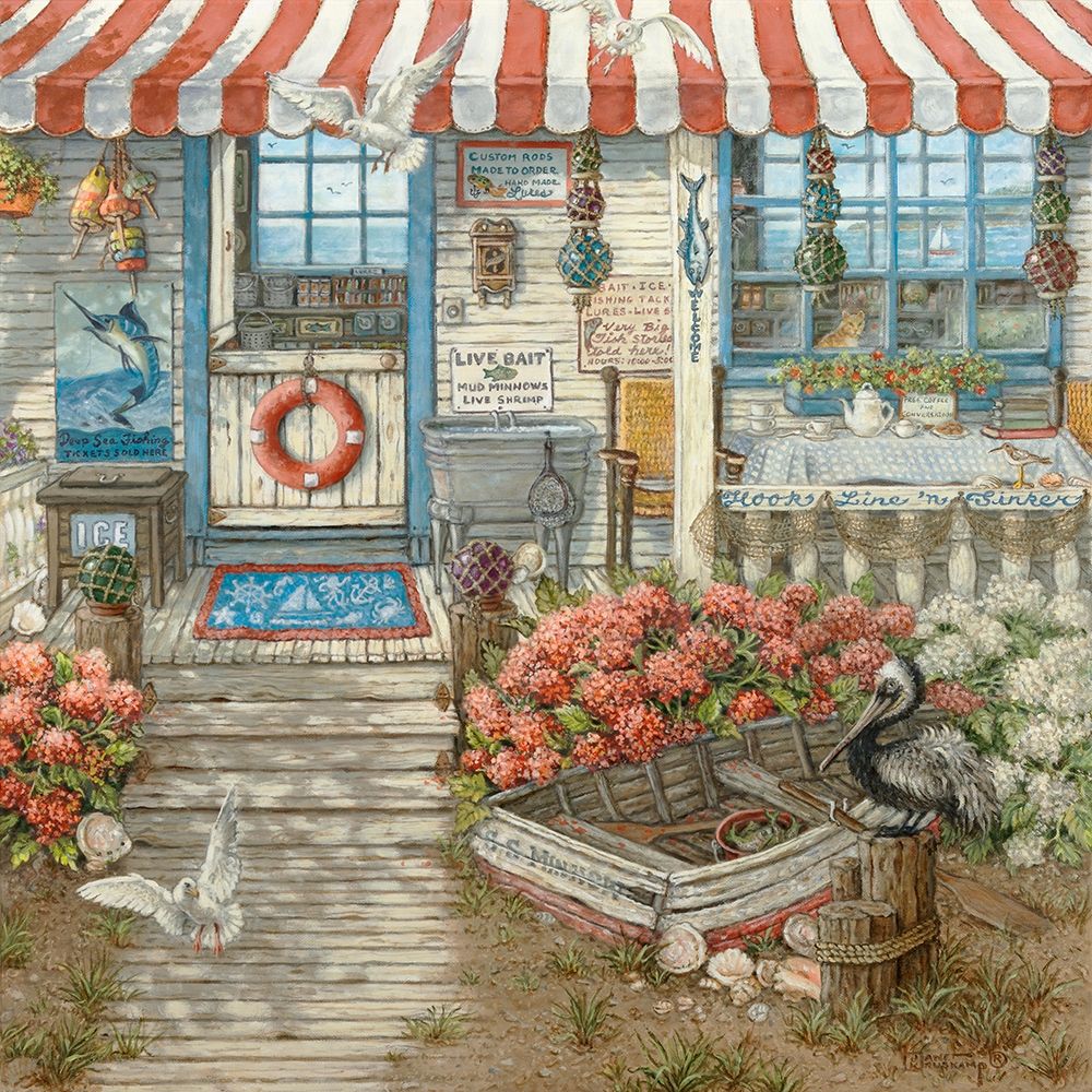 Hook, Line n Sinker art print by Janet Kruskamp for $57.95 CAD
