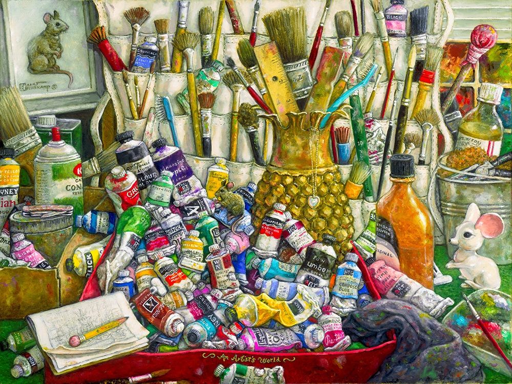 An Artists World art print by Janet Kruskamp for $57.95 CAD