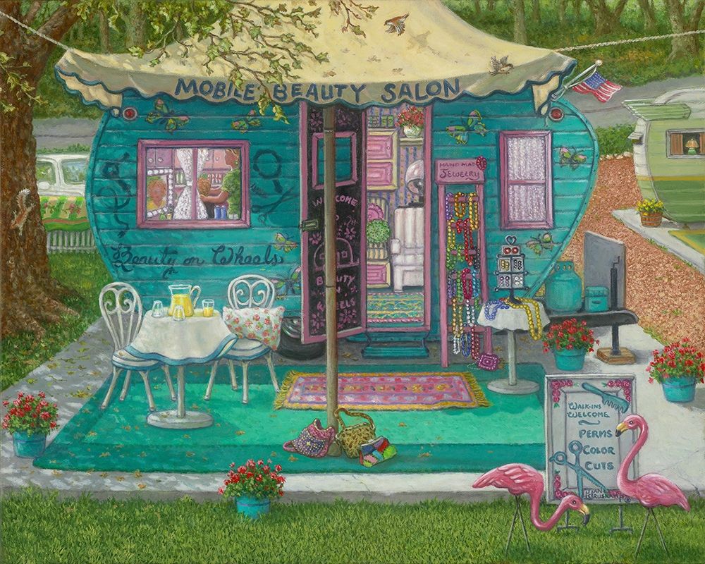Beauty on Wheels art print by Janet Kruskamp for $57.95 CAD