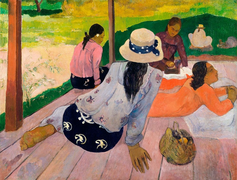 The Siesta art print by Paul Gauguin for $57.95 CAD