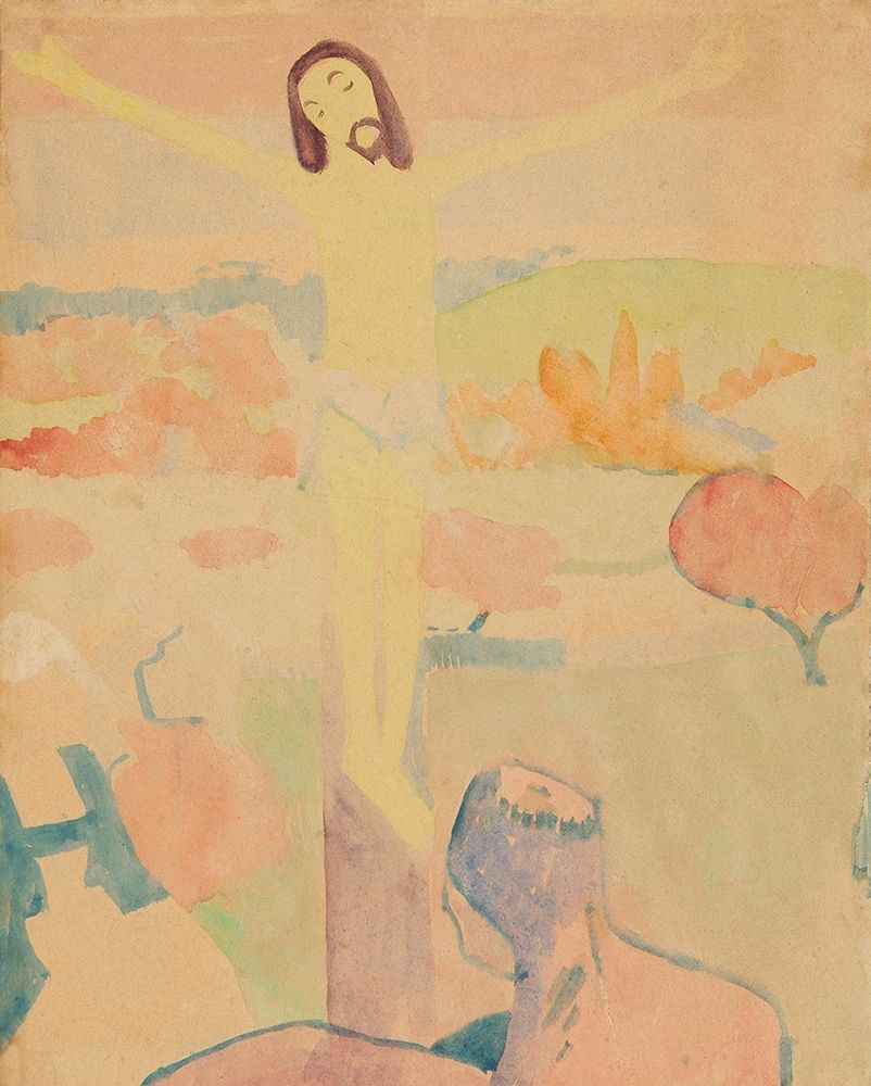 The Yellow Christ art print by Paul Gauguin for $57.95 CAD