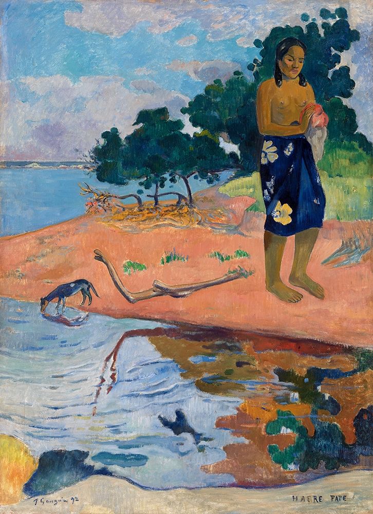Haere Pape art print by Paul Gauguin for $57.95 CAD
