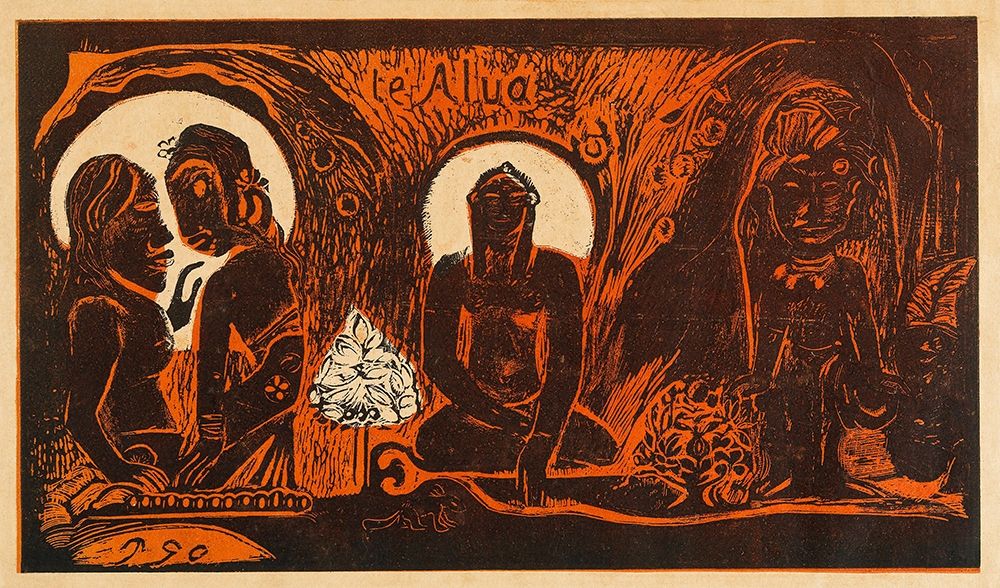 The God (Te atua), from the Noa Noa Suite art print by Paul Gauguin for $57.95 CAD