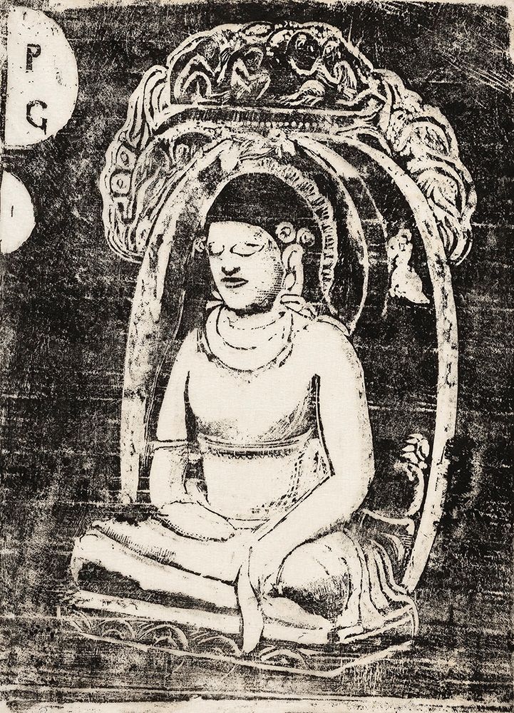 Buddha, from the Suite of Late Wood-Block Prints art print by Paul Gauguin for $57.95 CAD