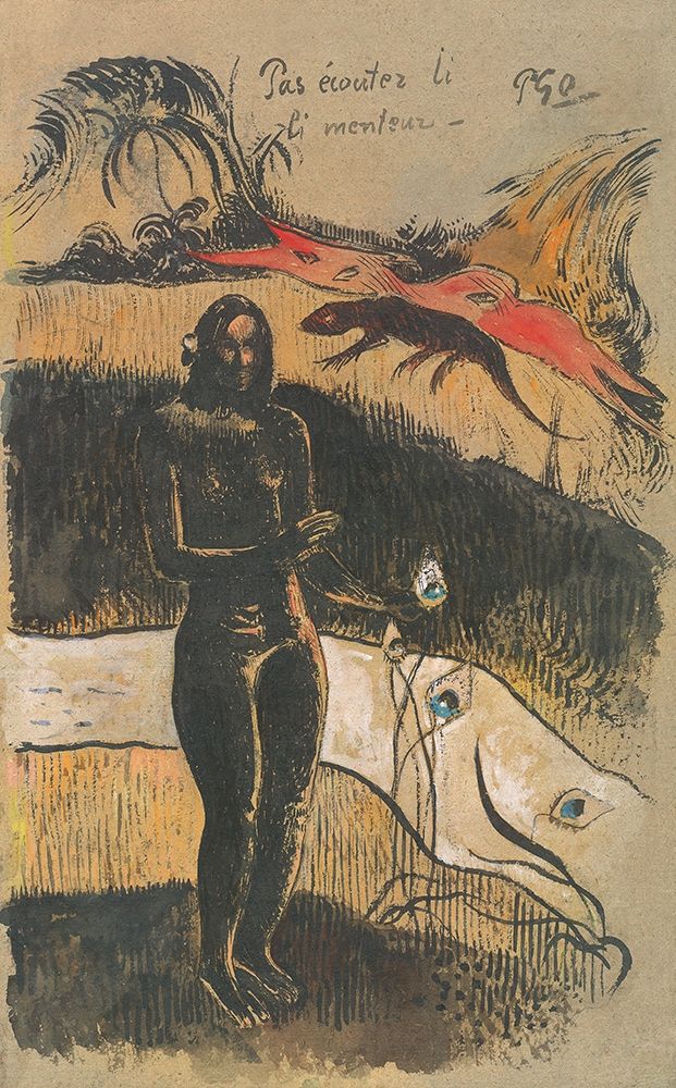 Delightful Land (Nave Nave Fenua) art print by Paul Gauguin for $57.95 CAD