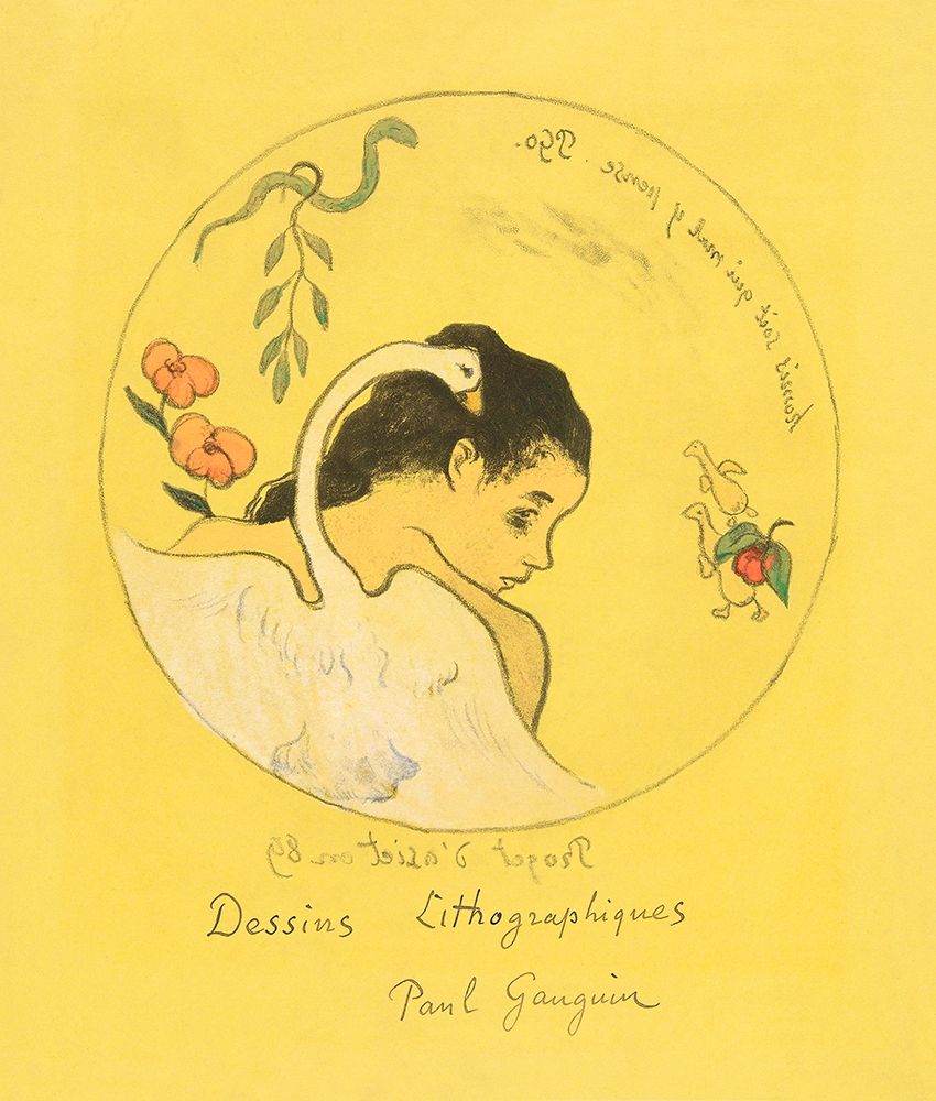 Projet dassiette, frontispiece from the Volpini Suite art print by Paul Gauguin for $57.95 CAD