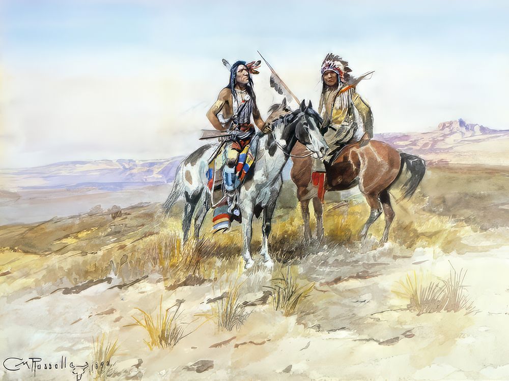 On the Prowl art print by Charles Marion Russell for $57.95 CAD