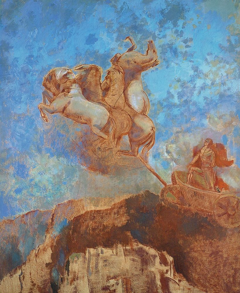 The Chariot of Apollo art print by Odilon Redon for $57.95 CAD