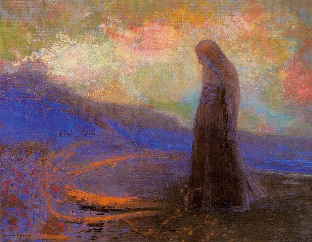 Reflection art print by Odilon Redon for $57.95 CAD