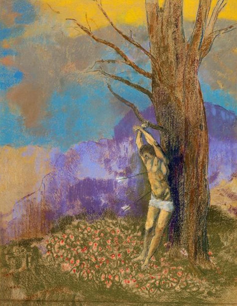 Saint Sebastien art print by Odilon Redon for $57.95 CAD