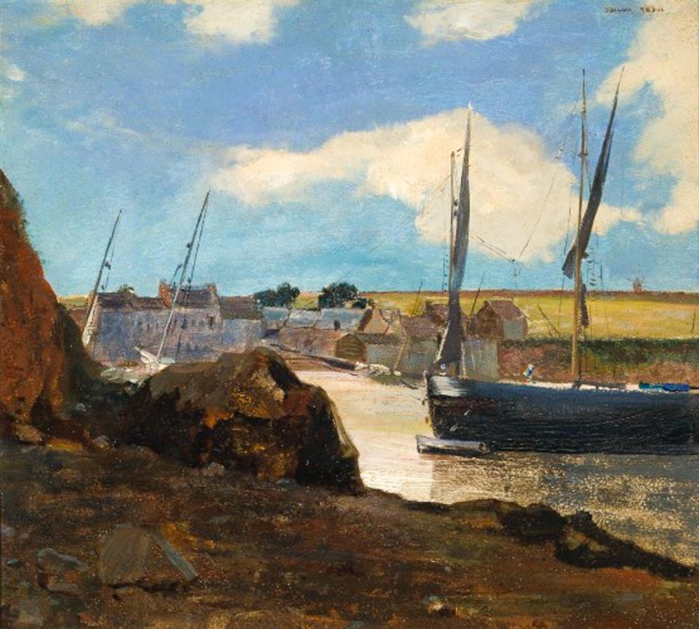The Port of Morgat art print by Odilon Redon for $57.95 CAD