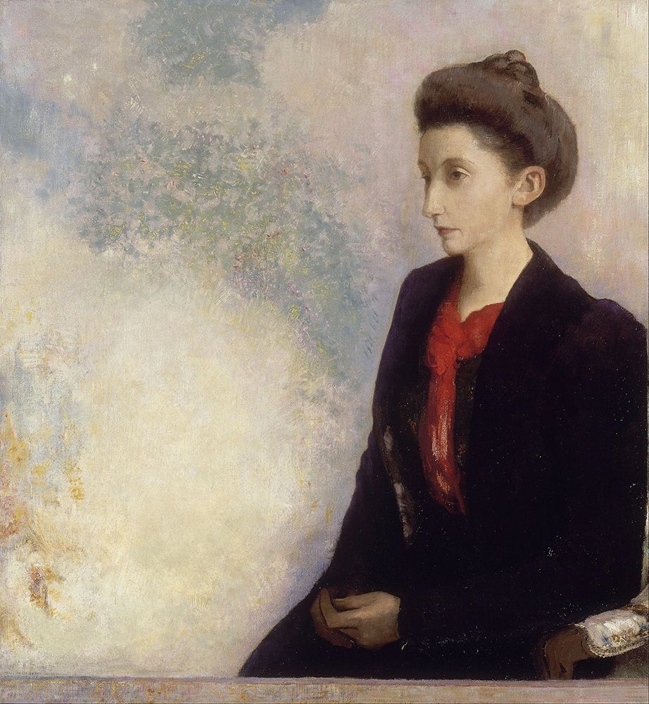 Baroness Robert de Domecy art print by Odilon Redon for $57.95 CAD