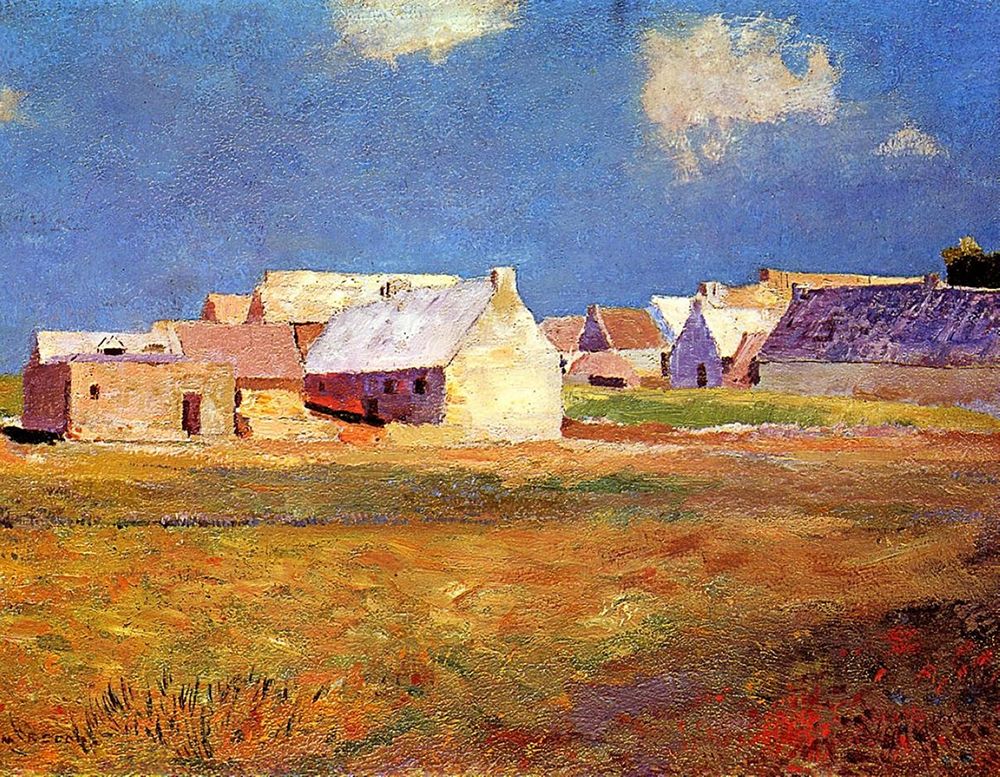 Breton Village art print by Odilon Redon for $57.95 CAD