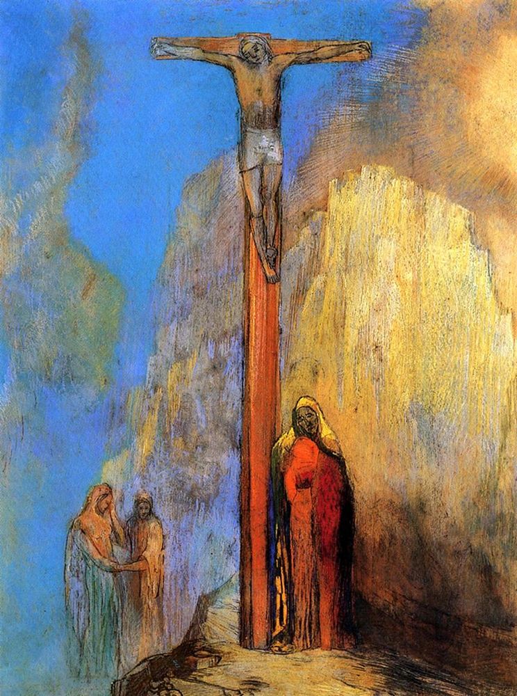 Calvary art print by Odilon Redon for $57.95 CAD