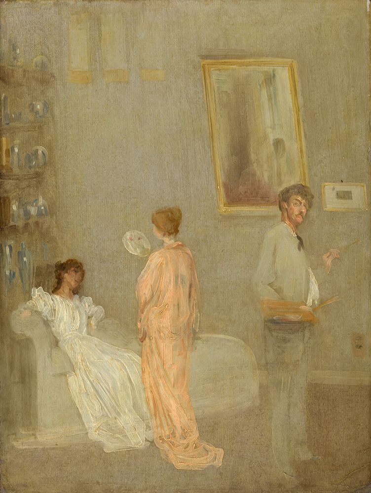 Whistler in his Studio 1865 art print by James McNeill Whistler for $57.95 CAD