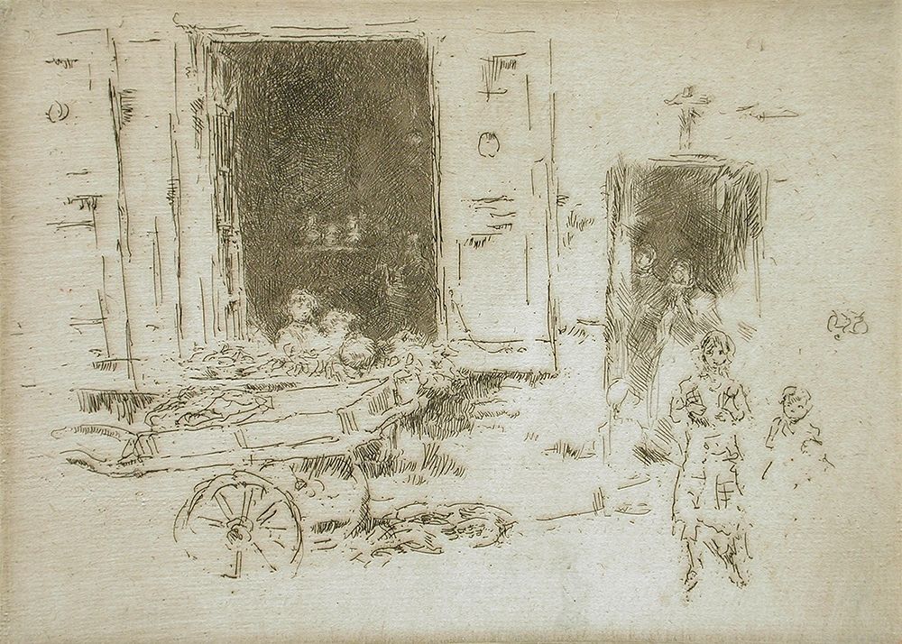 The Barrow, Brussels, 1887 art print by James McNeill Whistler for $57.95 CAD