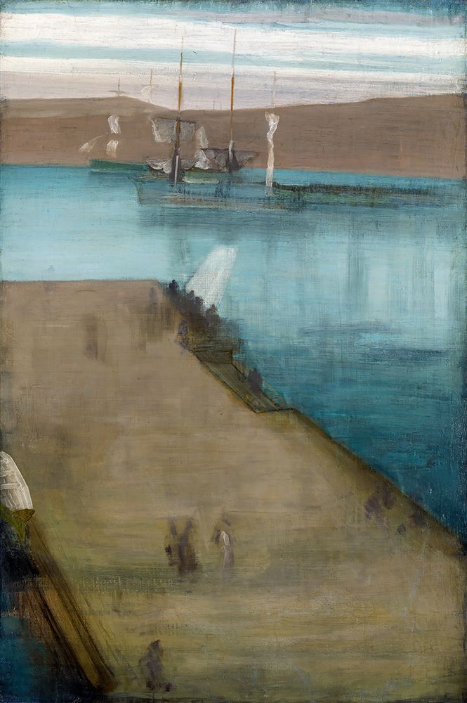 Valparaiso Harbor 1866 art print by James McNeill Whistler for $57.95 CAD