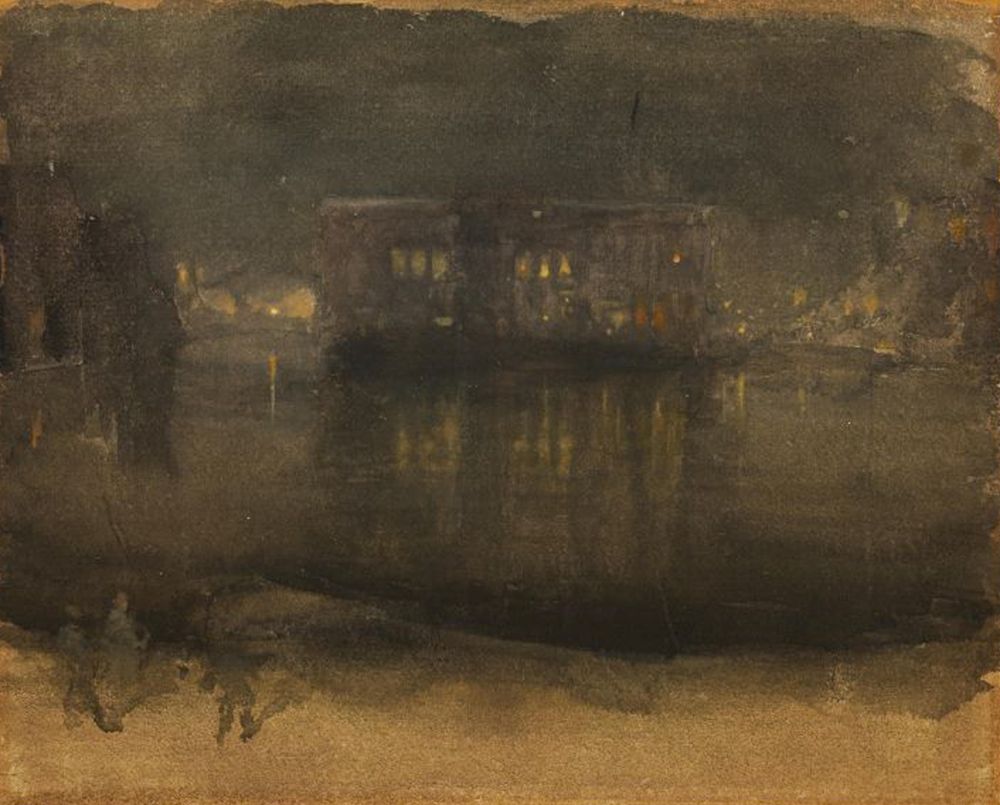 Amsterdam Nocturne art print by James McNeill Whistler for $57.95 CAD