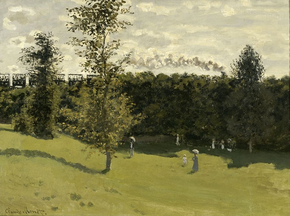 Train in the Countryside art print by Claude Monet for $57.95 CAD
