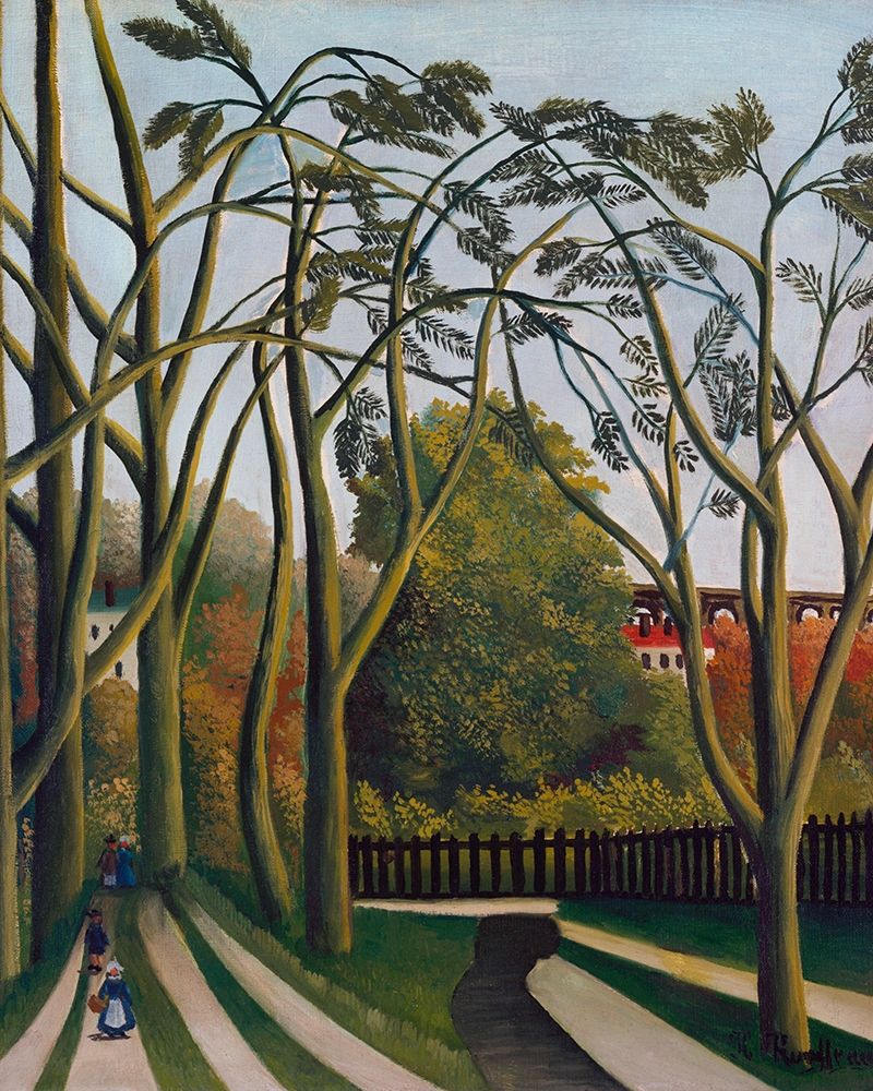 The Banks of the Bievre near Bicetre 1909 art print by Henri Rousseau for $57.95 CAD