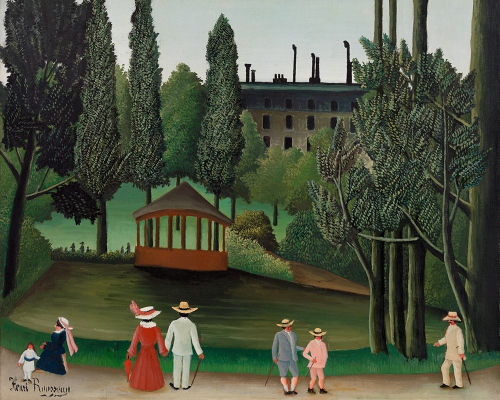 View of Montsouris Park, the Kiosk 1910 art print by Henri Rousseau for $57.95 CAD