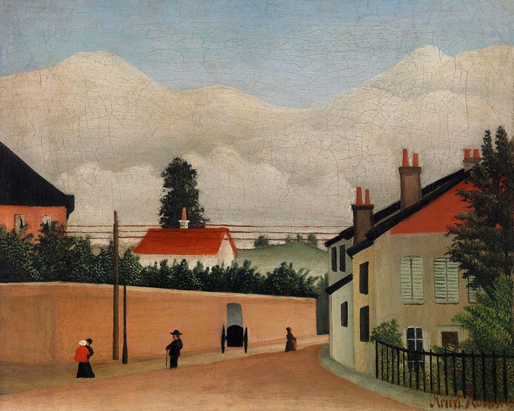 Outskirts of Paris 1895 art print by Henri Rousseau for $57.95 CAD