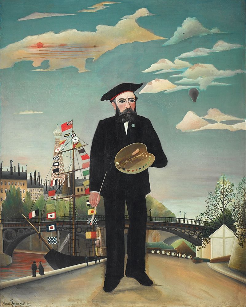 Self Portrait art print by Henri Rousseau for $57.95 CAD