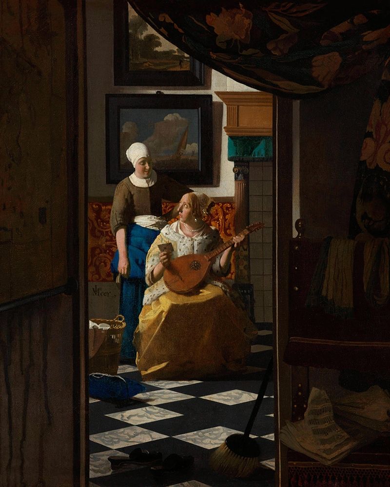The Love Letter art print by Johannes Vermeer for $57.95 CAD