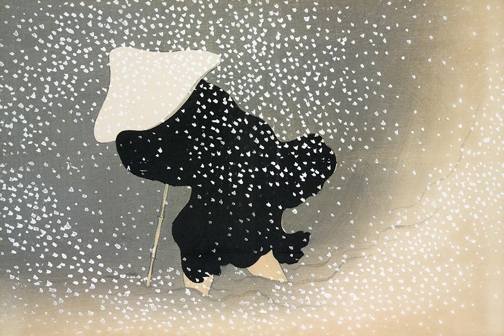 Snow from Momoyogusa art print by Kamisaka Sekka for $57.95 CAD