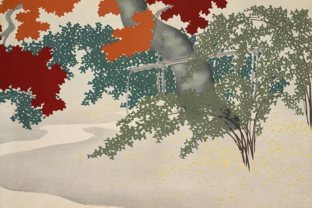 Maple from Momoyogusa art print by Kamisaka Sekka for $57.95 CAD