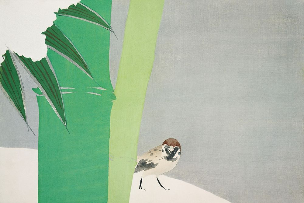 Sparrow from Momoyogusa art print by Kamisaka Sekka for $57.95 CAD