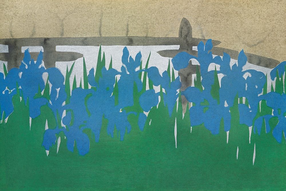 Irises from Momoyogusa art print by Kamisaka Sekka for $57.95 CAD