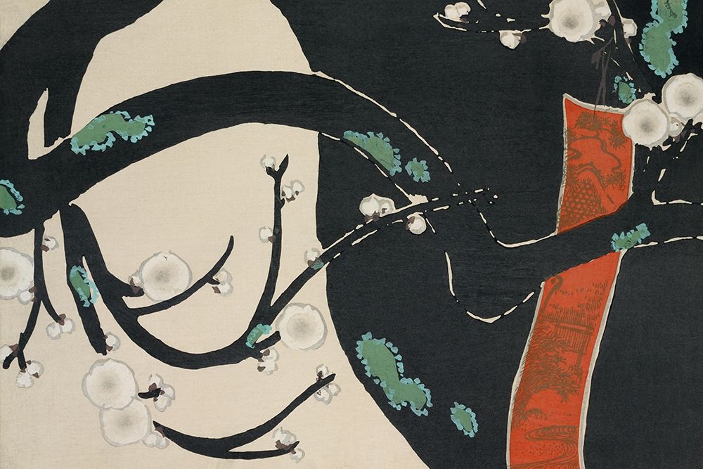 Tree from Momoyogusa art print by Kamisaka Sekka for $57.95 CAD