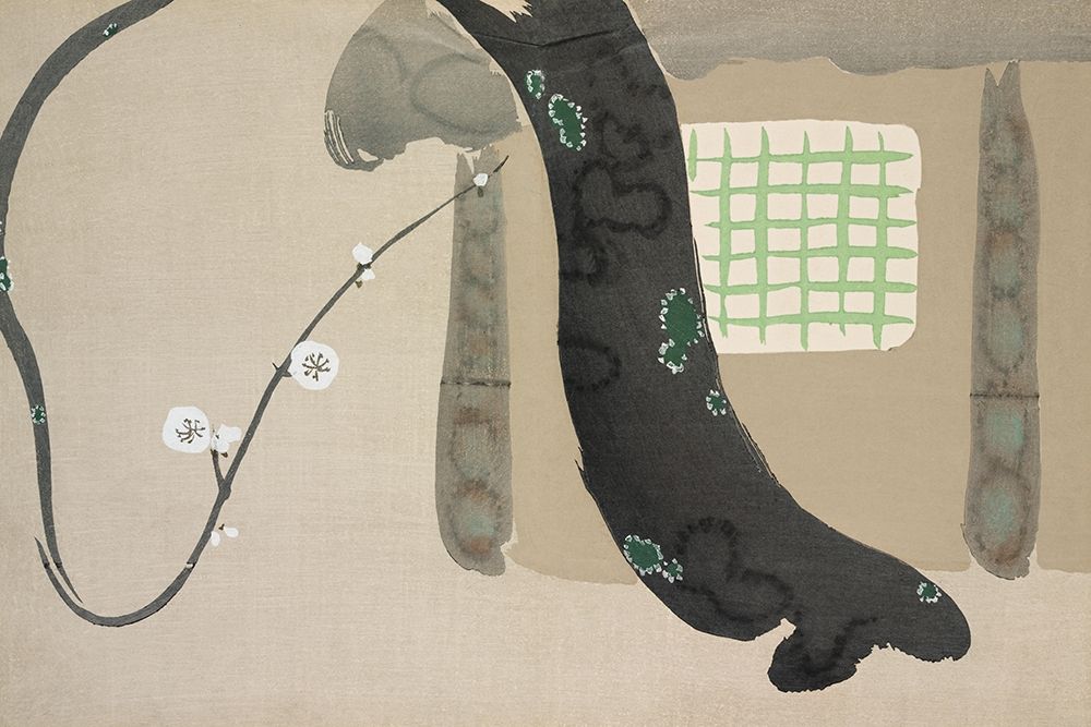 House from Momoyogusa art print by Kamisaka Sekka for $57.95 CAD