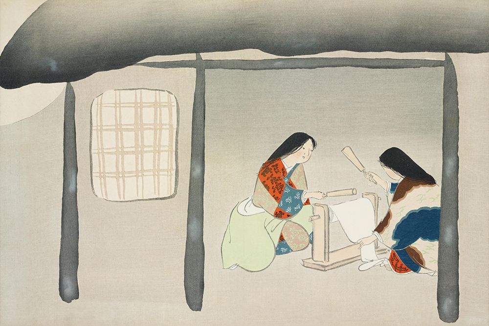 Kinuta from Momoyogusa art print by Kamisaka Sekka for $57.95 CAD