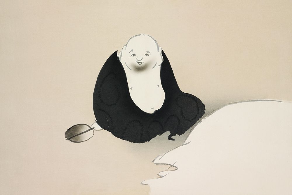 Old man from Momoyogusa art print by Kamisaka Sekka for $57.95 CAD