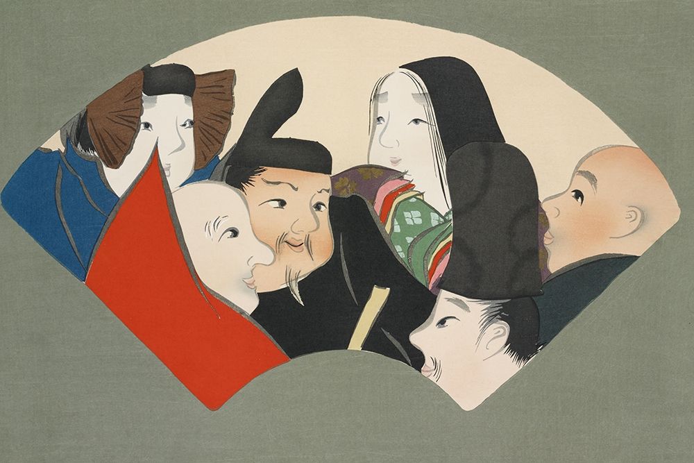Rokkasen from Momoyogusa art print by Kamisaka Sekka for $57.95 CAD