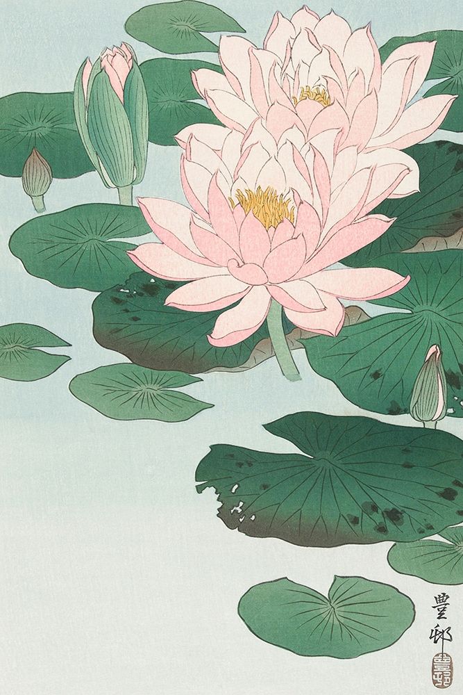 Water Lily art print by Ohara Koson for $57.95 CAD