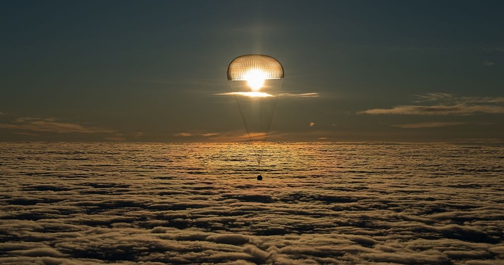 Expedition 54 Soyuz MS-06 Landing art print by NASA for $57.95 CAD