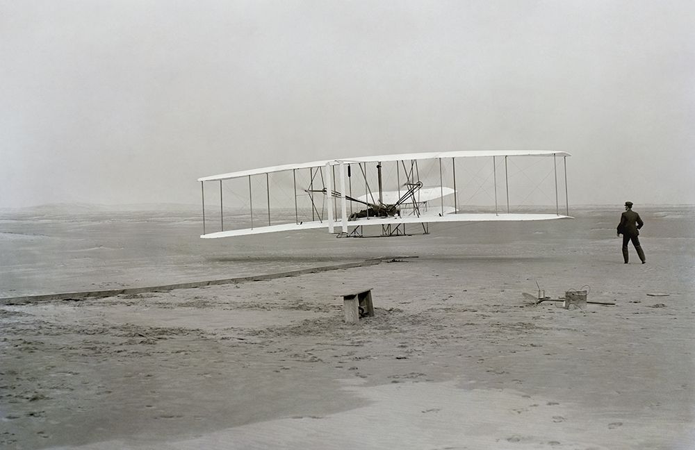 First Flight, December 17, 1903 art print by NASA for $57.95 CAD