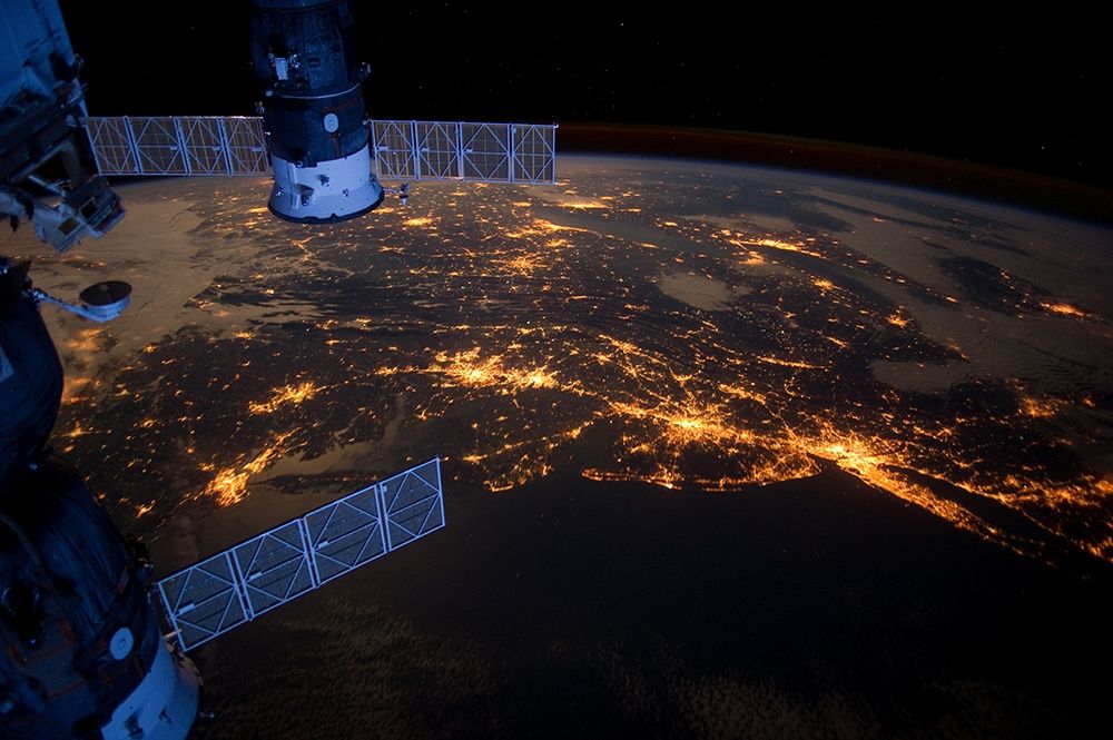 NASA Space Flight ISS art print by NASA for $57.95 CAD